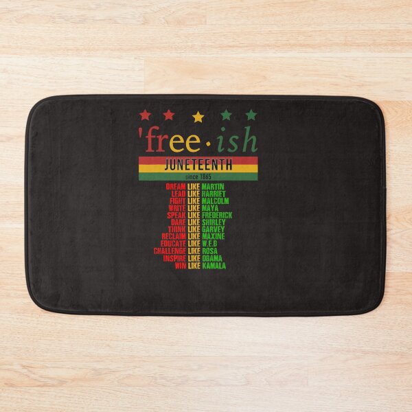 Item preview,  Free-ish since 1865 with pan african flag for Juneteenth designed and sold by SENMARO100.