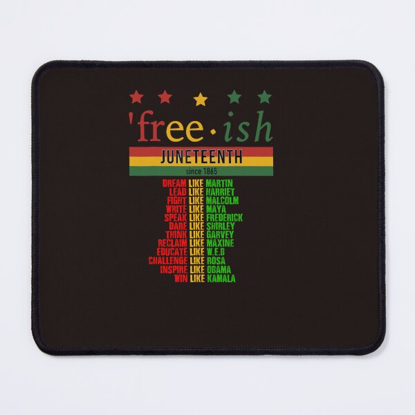 Item preview,  Free-ish since 1865 with pan african flag for Juneteenth designed and sold by SENMARO100.