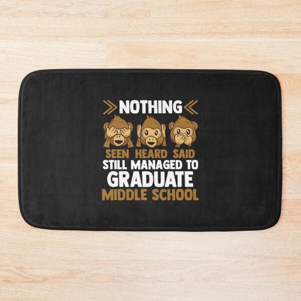 Item preview, Graduate Middle School Monkey Graduation Long Sleeve designed and sold by Corelli87.