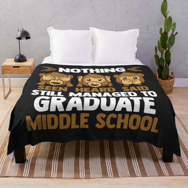 Item preview, Graduate Middle School Monkey Graduation Long Sleeve designed and sold by Corelli87.