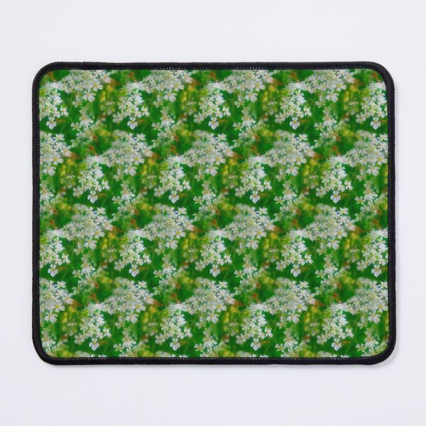 Item preview, Volksbolts/KABFA Designs,  White floral pattern with green foliage By Miss K L Slomczynski designed and sold by KABFA Designs.