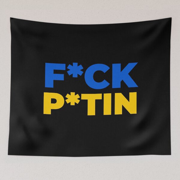 Aperçu de l'œuvre Fck Poutine créée et vendue par EnjoyMyTees.