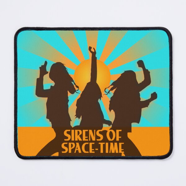 Item preview, SOS - Sirens of Space-Time Retro Poster designed and sold by StarlingSylver.
