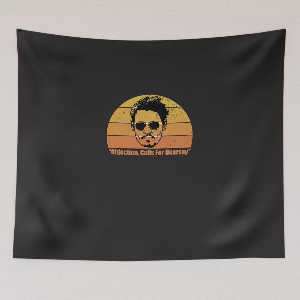 Item preview, Johnny Depp Objection, Calls For Hearsay Essential T-Shirt ,  Christmas,Halloween,Fathers Day,Mothers Day designed and sold by RamiStephan.