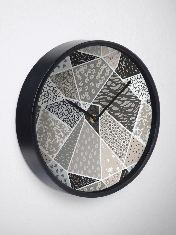 Alternate view of Patchy Burnt Ash Clock