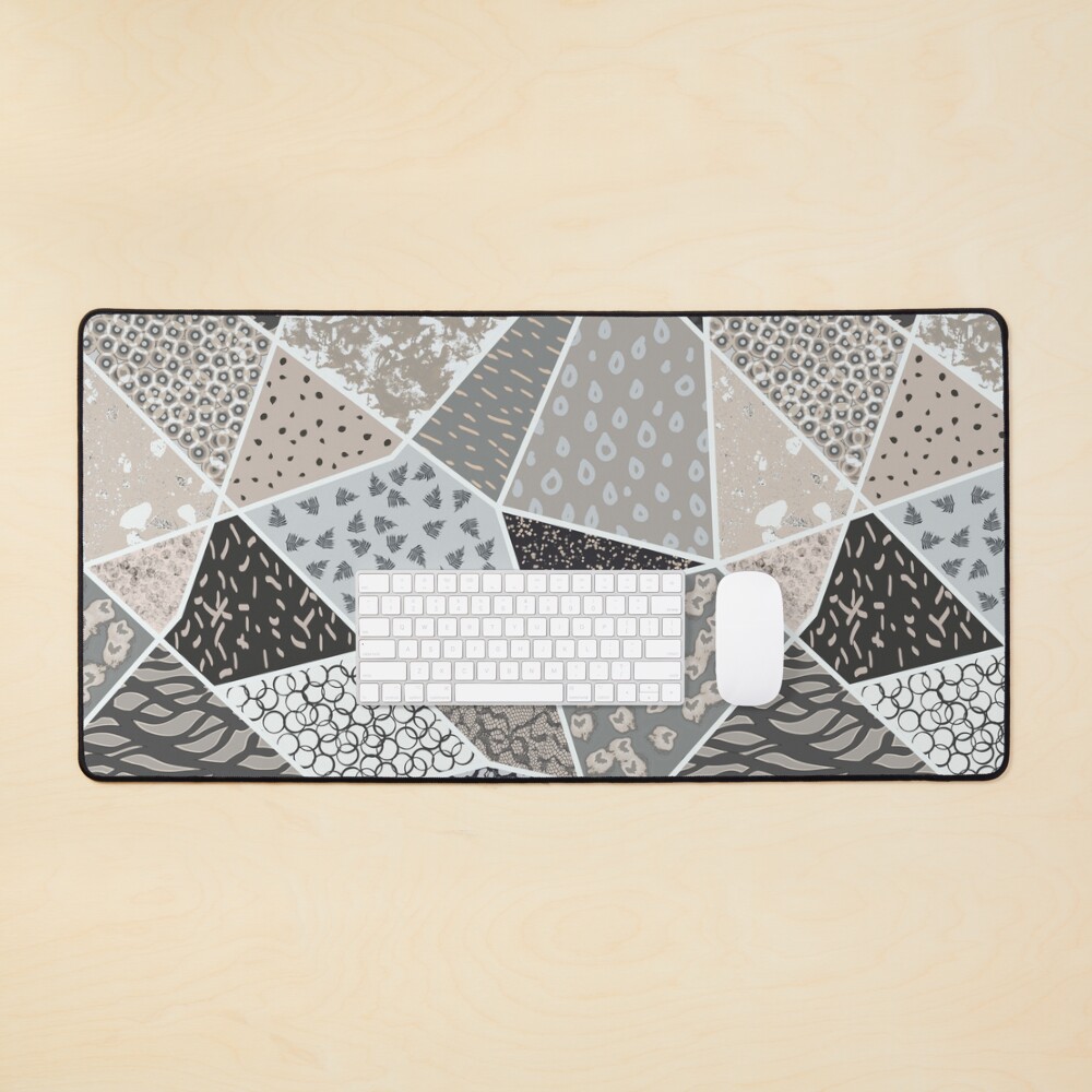 Patchy Burnt Ash Mouse Pad