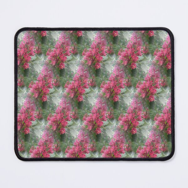 Item preview, Volksbolts/KABFA Designs, Red Pink floral pattern with green foliage By Miss K L Slomczynski  designed and sold by KABFA Designs.