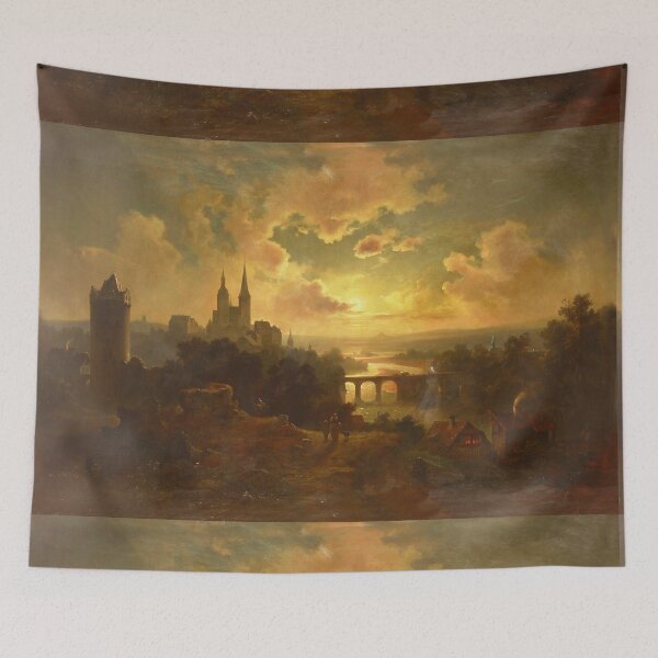 Item preview, Castle  at Dawn - Eduard Stiegel  designed and sold by Vintage Designs +.