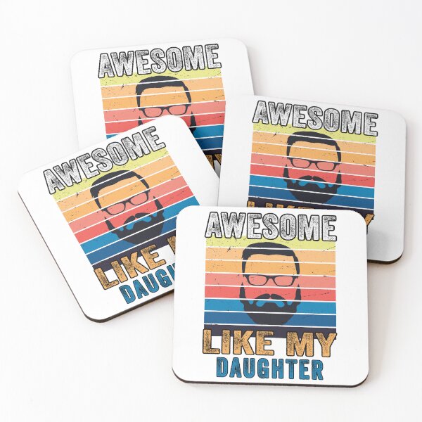 Item preview, bearded dad Awesome Like My Daughter designed and sold by boyastore.