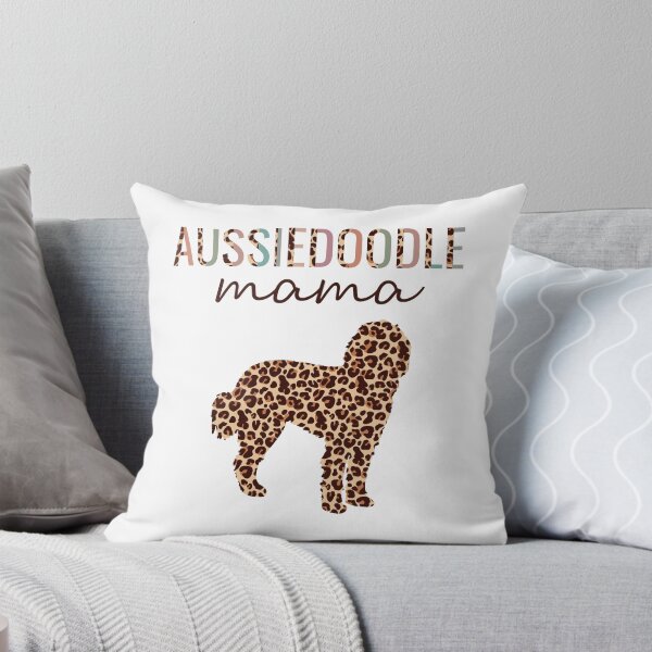 Item preview, Aussiedoodle Mama With Leopard Print Aussiedoodle Dog Mom designed and sold by JokeGysen.