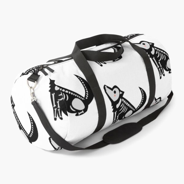 The howling wolf dog Duffle Bag