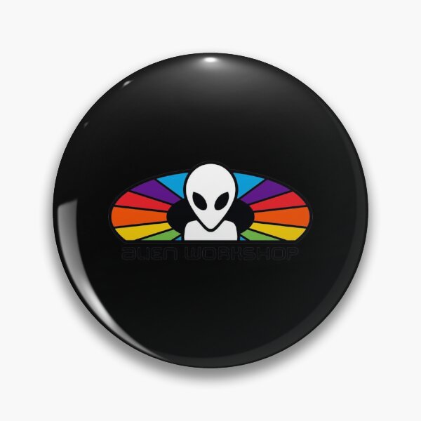 Item preview, Classic Alien Between Rainbow Sticker designed and sold by janlzmaude.