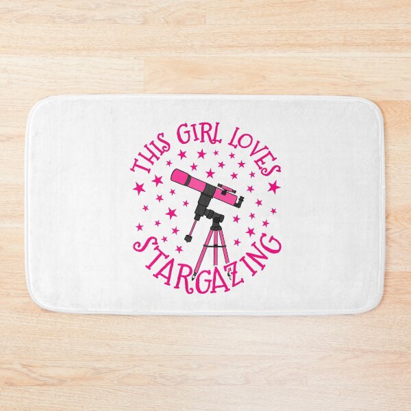 Item preview, This Girl Loves Stargazing, Female Astronomer Space Enthusiast designed and sold by doodlerob.