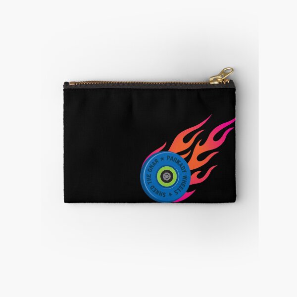 Item preview, Shred the Gnar - skate  skateboard longboard wheel with flames designed and sold by e2productions.
