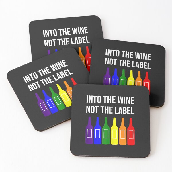 Item preview, Into The Wine Not The Label LGBTQ+ Rainbow Gay Pride Month Tank Top designed and sold by Corelli87.