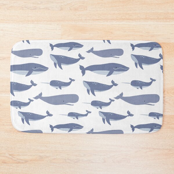 Item preview, Cute whales pattern designed and sold by piccalilli22.