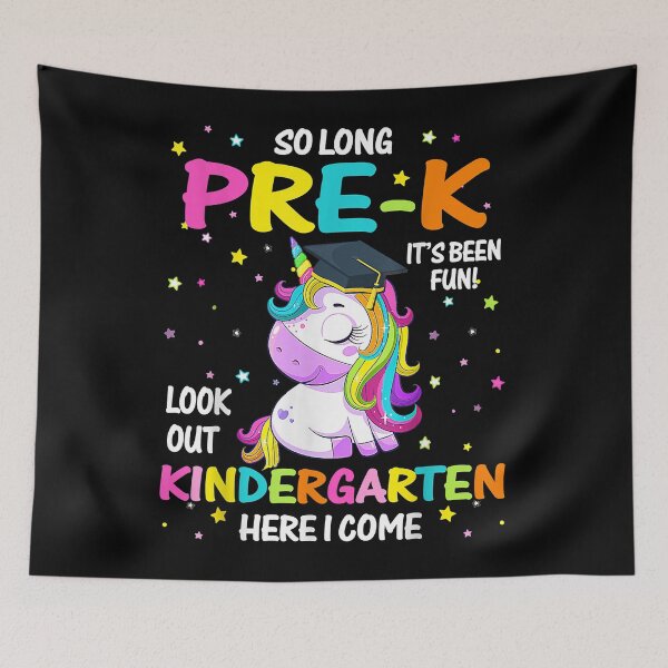 Item preview, So Long Pre-K Kindergarten Here I Come Unicorn Graduation designed and sold by moonligh1996.