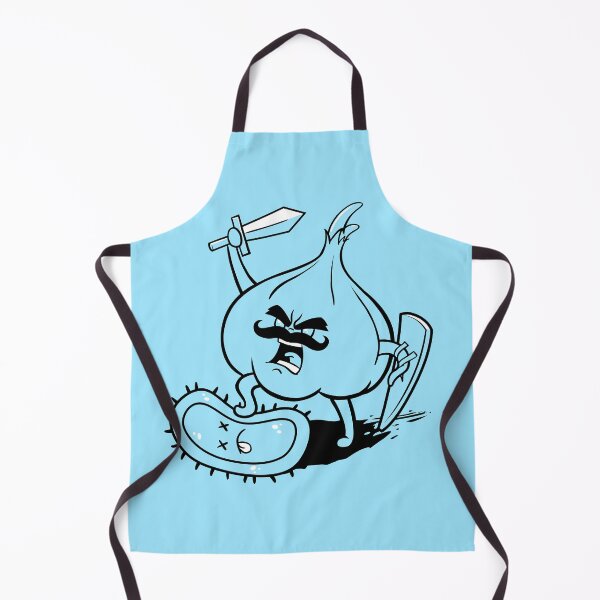 Item preview, Garlic Warrior defeat bacteria germ virus designed and sold by jonmlam.