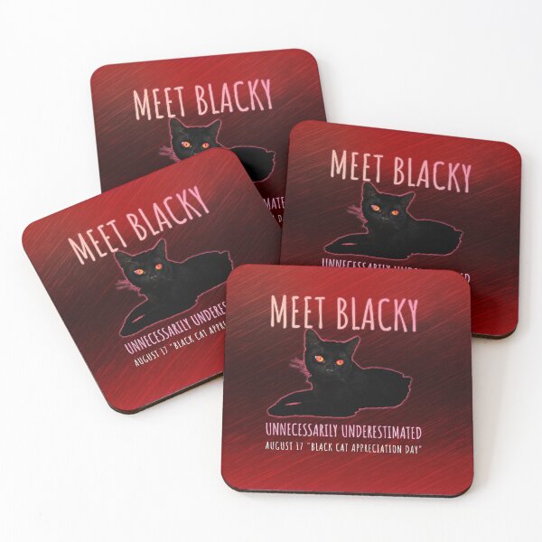 Item preview, Black Cat Day "Meet Blacky" designed and sold by MC Art Studio.