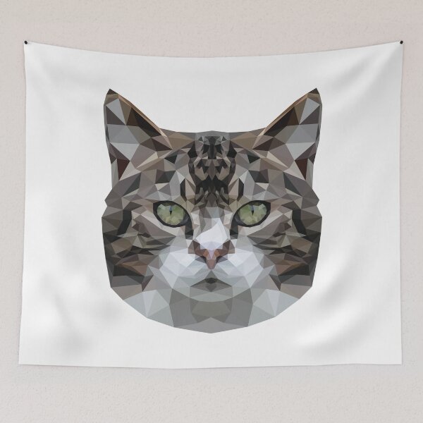 Item preview, Tabby cat lowpoly transparent designed and sold by xP42.
