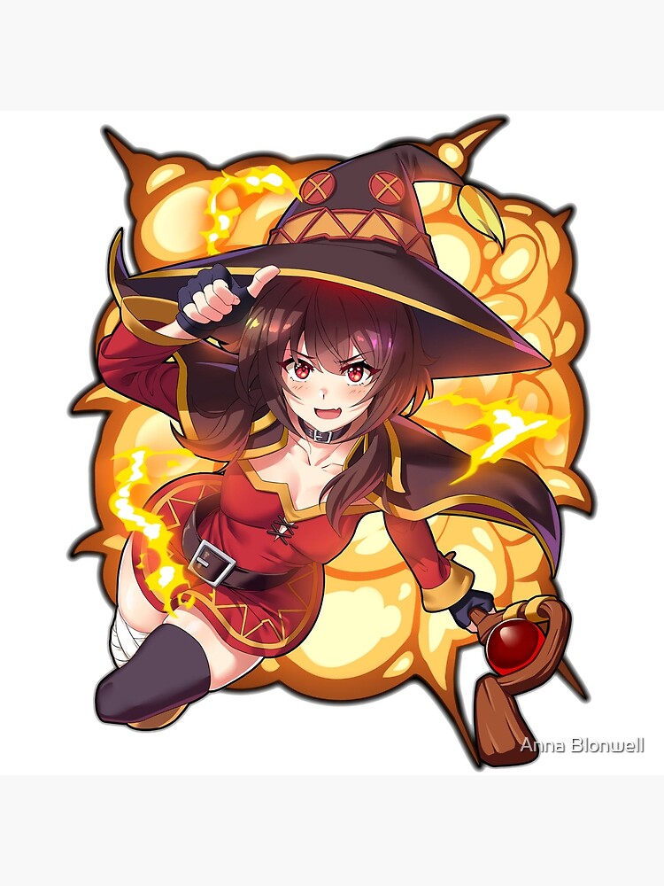 Konosuba Megumin Explosion Poster For Sale By Shindouart Redbubble 5390