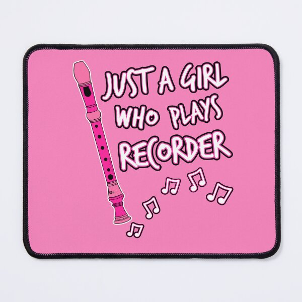 Item preview, Just A Girl Who Plays Recorder, Woodwind Musician designed and sold by doodlerob.