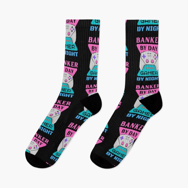 Item preview, Banker By Day Gamer By Night designed and sold by 9N20.