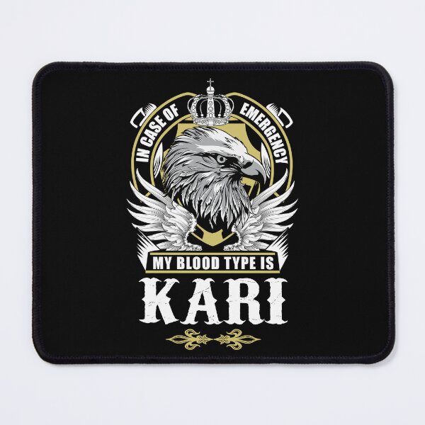 Item preview, Kari Name T Shirt - In Case Of Emergency My Blood Type Is Kari  Gift Item Tee designed and sold by anthonyodo.