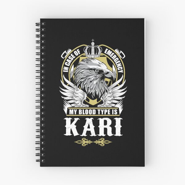 Item preview, Kari Name T Shirt - In Case Of Emergency My Blood Type Is Kari  Gift Item Tee designed and sold by anthonyodo.