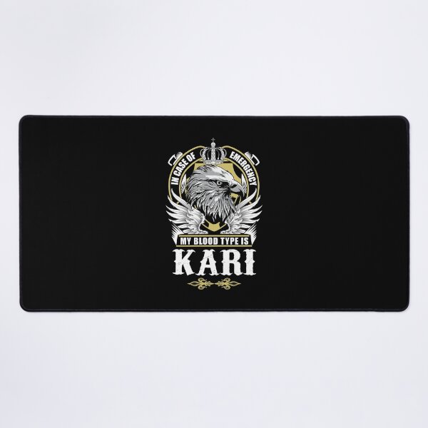 Item preview, Kari Name T Shirt - In Case Of Emergency My Blood Type Is Kari  Gift Item Tee designed and sold by anthonyodo.