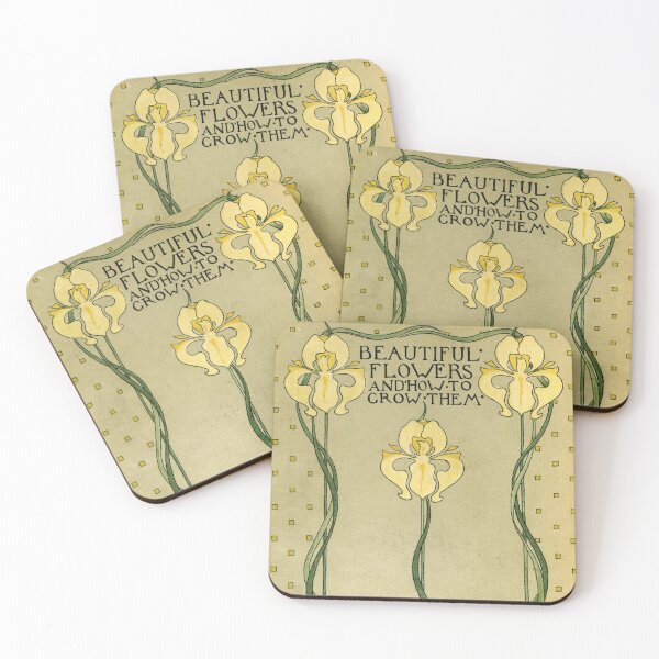 Item preview, Beautiful Flowers and how to grow them (1909) - Vintage Book Cover designed and sold by SALON DES ARTS.