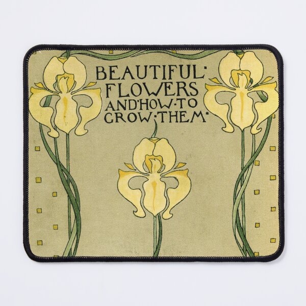 Item preview, Beautiful Flowers and how to grow them (1909) - Vintage Book Cover designed and sold by SALON DES ARTS.