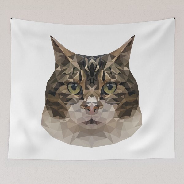 Item preview, Tabby cat lowpoly transparent designed and sold by xP42.