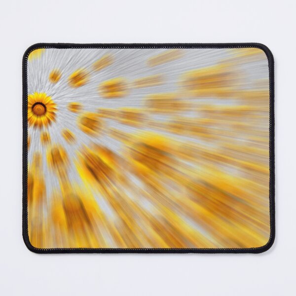 Item preview, Yellow flowers with blur effects on gray background designed and sold by homemadecreate.