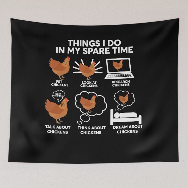 Item preview, Things I Do In My Spare Time Chicken Lover designed and sold by Bjar Hani.