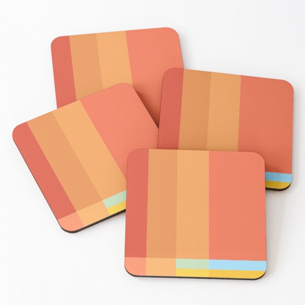 Item preview, Geometric colorful pattern in red orange and blue designed and sold by LiquidWing.