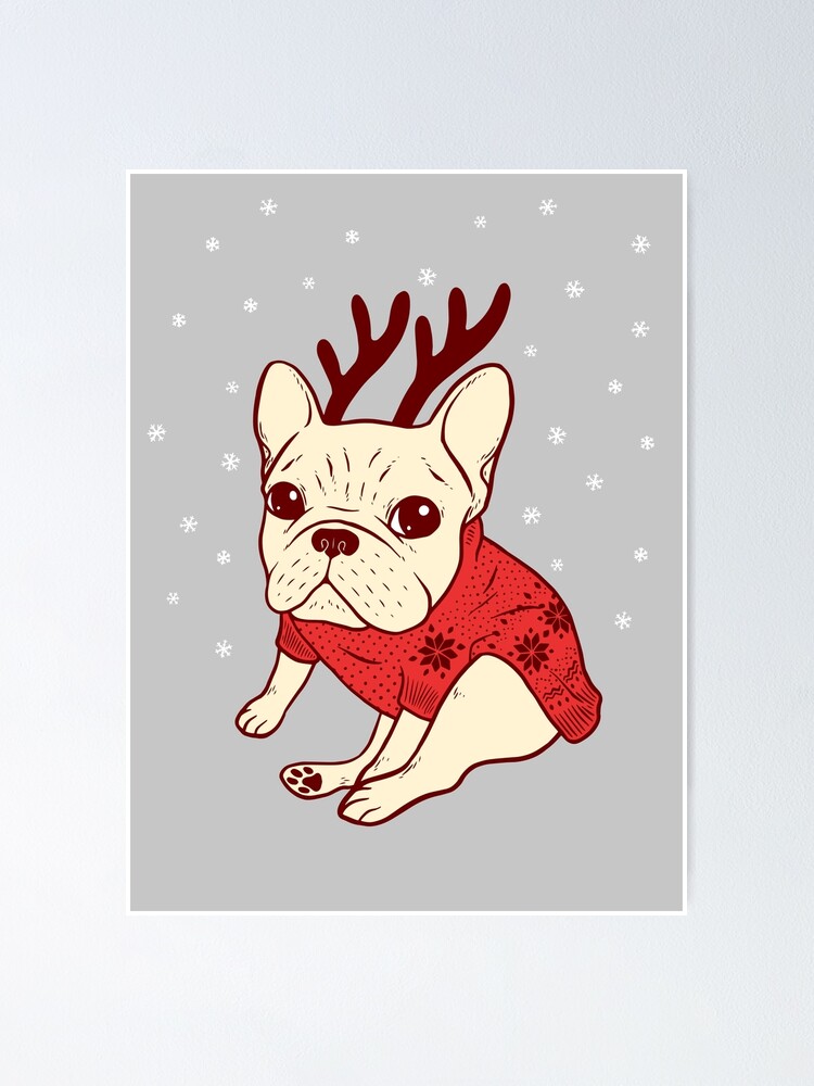 frenchie christmas sweater