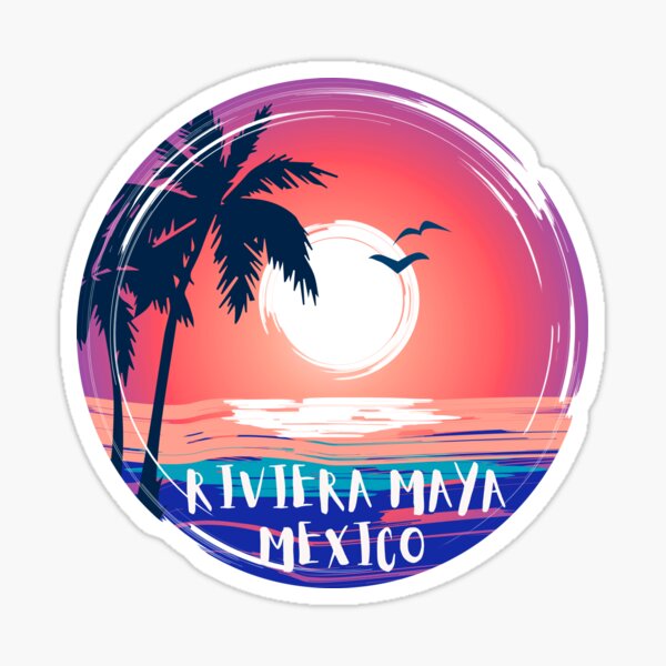 verloving Centrum bizon Riviera Maya Stickers for Sale | Redbubble