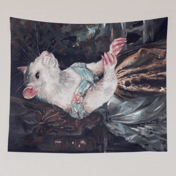 Item preview, The "she plays dead" Lady Possum designed and sold by HintermSpiegel.