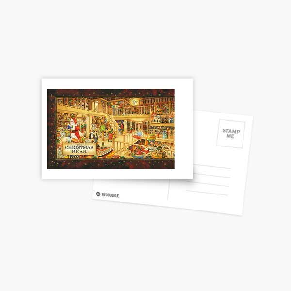 The Christmas Bear - Santa's Storeroom Postcard