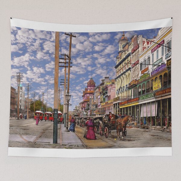 Item preview, City - New Orleans - New Orleans the Victorian era 1887 designed and sold by Mike Savad Photography.