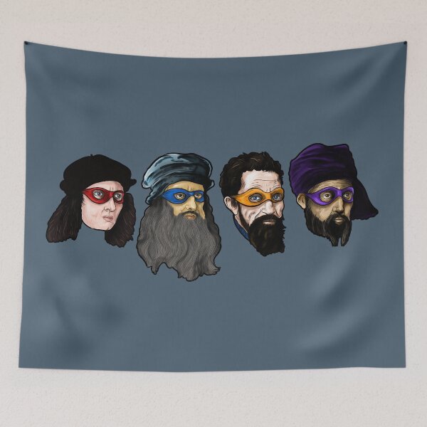 Item preview, Renaissance Ninja Turtles designed and sold by HarleyWarren.