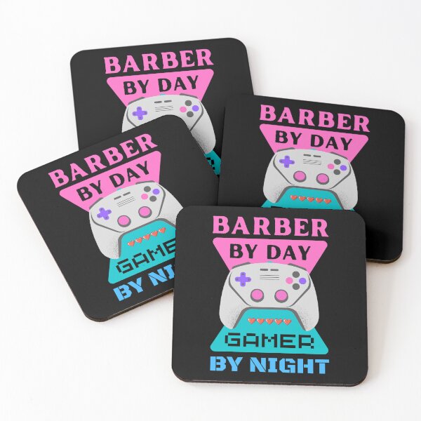 Item preview, Barber By Day Gamer By Night designed and sold by 9N20.