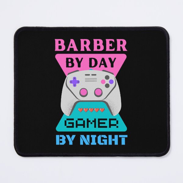 Item preview, Barber By Day Gamer By Night designed and sold by 9N20.