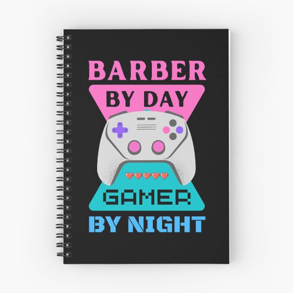Item preview, Barber By Day Gamer By Night designed and sold by 9N20.