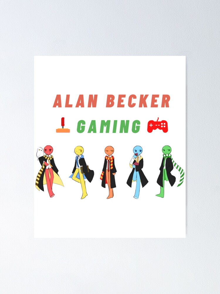 alan becker gaming,funny alan becker gaming s  Poster for Sale by  DecalDecor