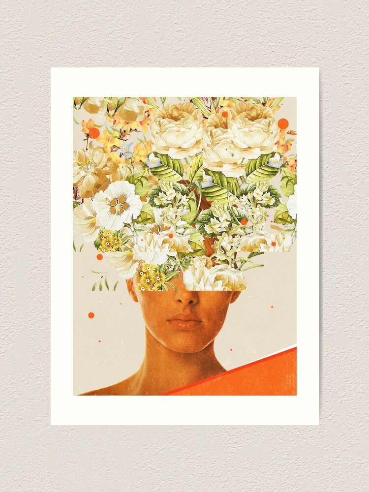 Art Print, SuperFlowerHead designed and sold by Frank  Moth