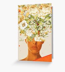 SuperFlowerHead Greeting Card