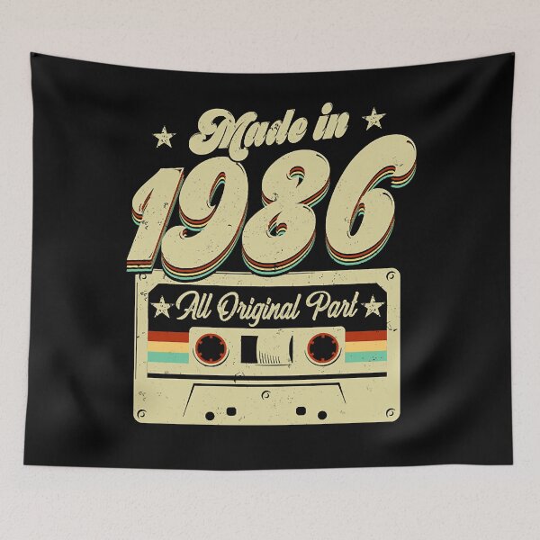 Item preview, 1986 34 Years Old Vintage Original Parts Birthday  designed and sold by patelhqdarvinjz.