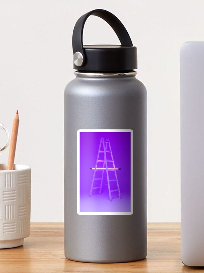 Thumbnail 1 of 3, Sticker, Purple Led Ladder designed and sold by Bien Design.